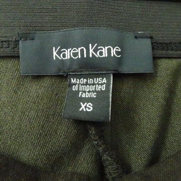 Karen Kane Pull On Pants Women's Size XS Brown Stretch Skinny Fit Made USA - Picture 6 of 10